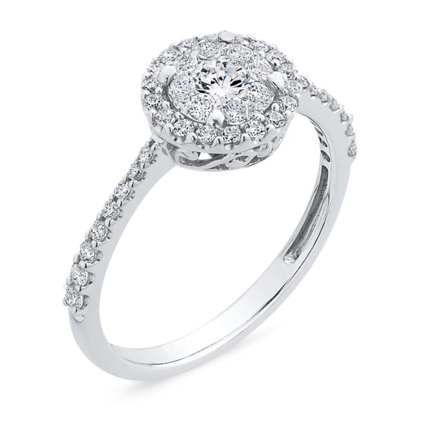 18K Yellow Gold Eucalyptus Diamond Earrings